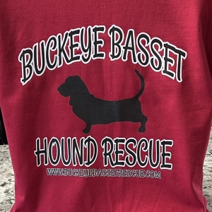 NEW Buckeye Basset Hound Rescue T-Shirt